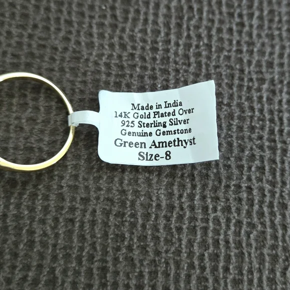 Shivam Green💚 Amethyst Ring💍 - NWT - Picture 7 of 16